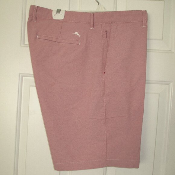 Tommy Bahama Mens Flat Front Pink Golf Short Pant NWOT - Size 40W - Picture 2 of 3